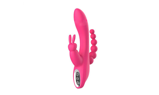 3 in 1 G-Spot Rabbit Anal Dildo Vibrator