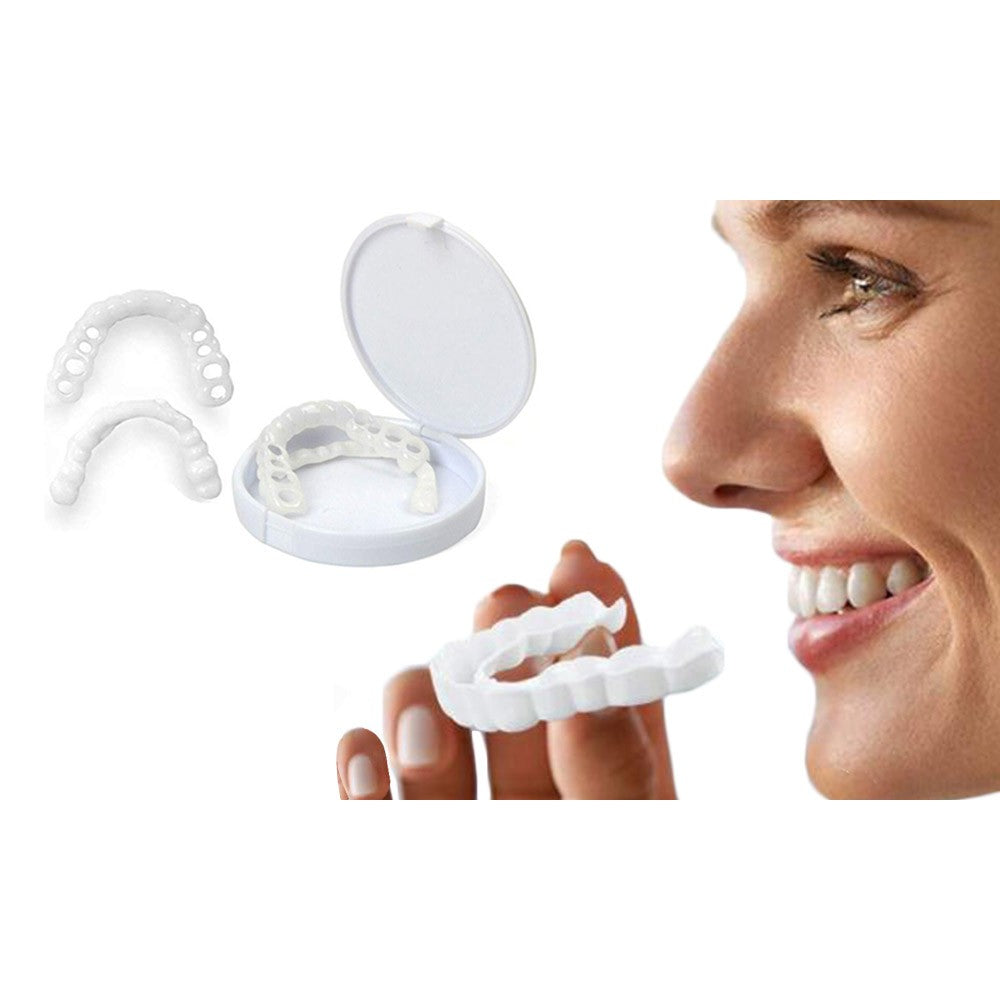 2 Pair of Smile Fake Teeth Veneer