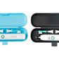 2Pcs Electric Toothbrush Case-Black, Blue