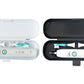 2Pcs Electric Toothbrush Case-Black, White