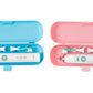 2Pcs Electric Toothbrush Case-Pink, Blue