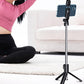 2Pcs Bluetooth Selfie Stick-Black and White