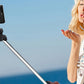 2Pcs Bluetooth Selfie Stick-Black and White