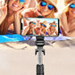 2Pcs Bluetooth Selfie Stick-Black and White