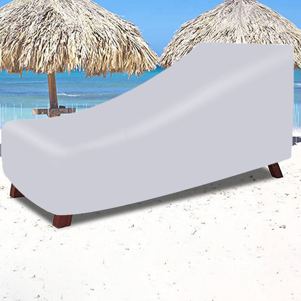 Outdoor Sunlounger Cover-Silver