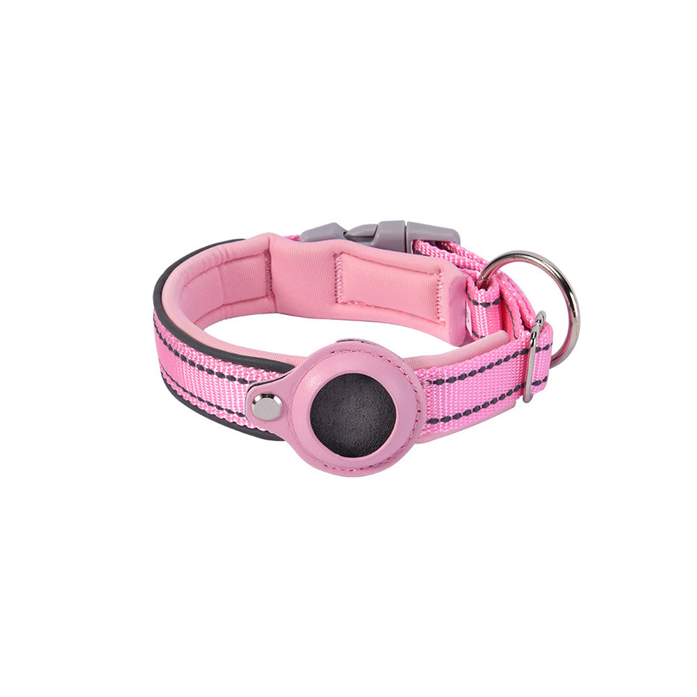 Protective Case for AirTag Dog Collar Holder-Pink
