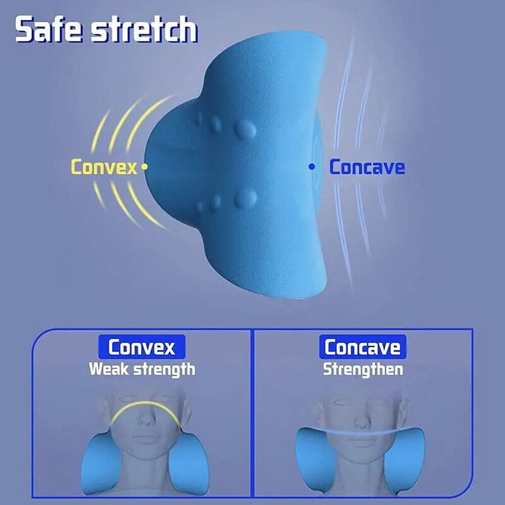 Cervical Traction Pillow Chiropractic Pillow Neck Stretcher