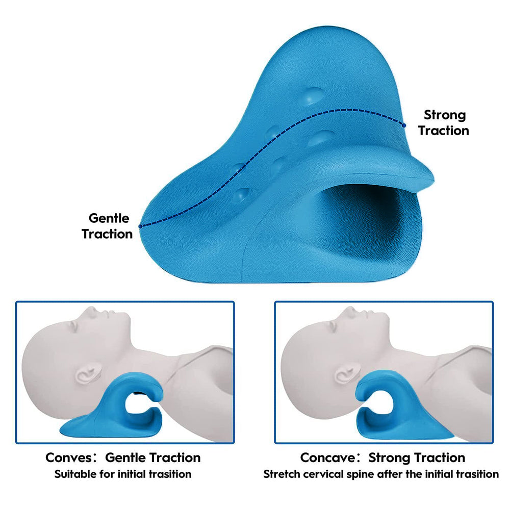 Cervical Traction Pillow Chiropractic Pillow Neck Stretcher