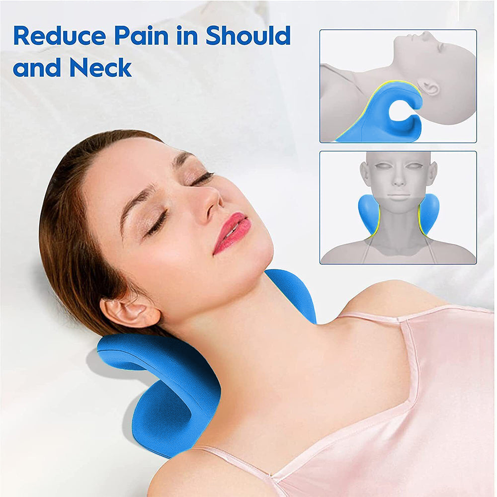 Cervical Traction Pillow Chiropractic Pillow Neck Stretcher