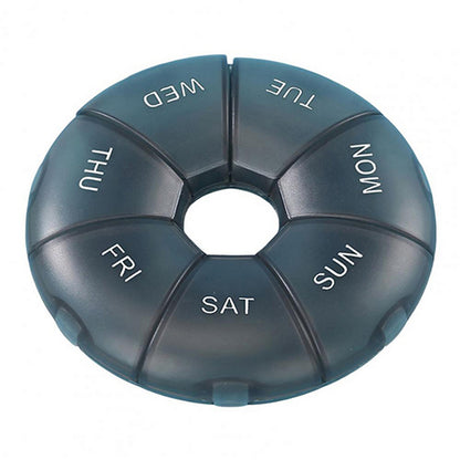 2Pcs 7 Day Weekly Pill Box