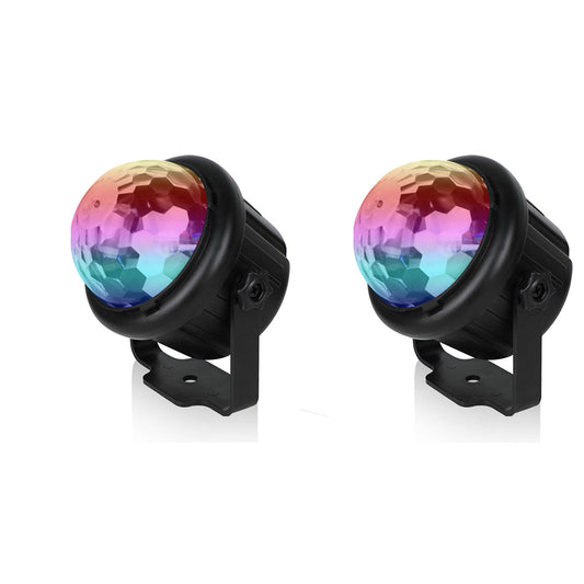 2Pcs Starry Sky Galaxy Projector Nightlight