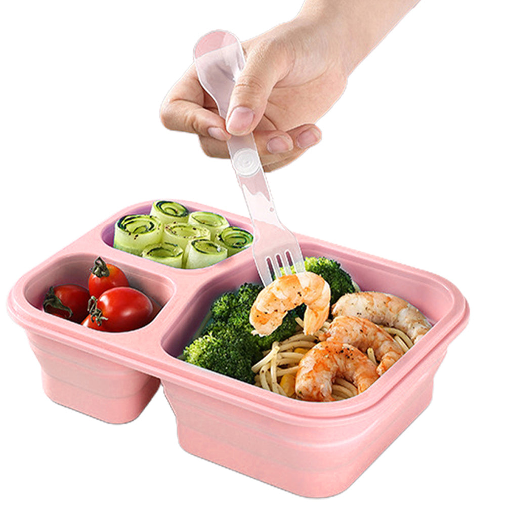 Outdoor Lunch Box Leakproof Folding Food Storage Food Preparation Container