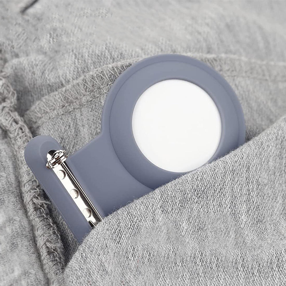 2 Pack Holder Case Compatible for Airtag Tracker-Grey and Navy