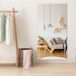 2 Sheets 50x150cm Self Adhesive Mirror Wall Stickers Reflective Film Paper Decorative