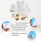 2 Sheets 50x150cm Self Adhesive Mirror Wall Stickers Reflective Film Paper Decorative