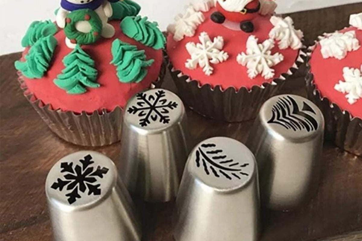 13 Pcs Set Russian Flower Icing Piping Nozzles Tips Pastry Cake Decor Tips DIY Baking Tools