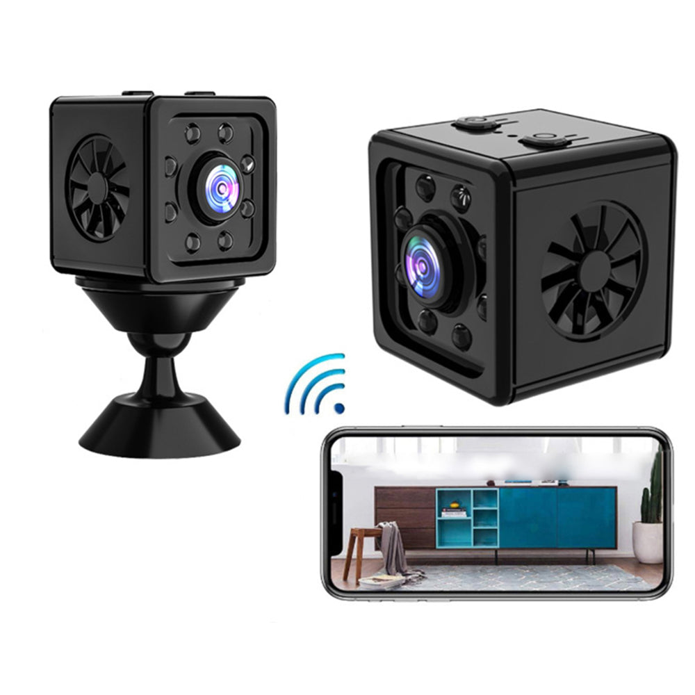 2.4GHz 1080P HD Portable Wireless Mini Home Security Camera with Night Vision Motion Detection