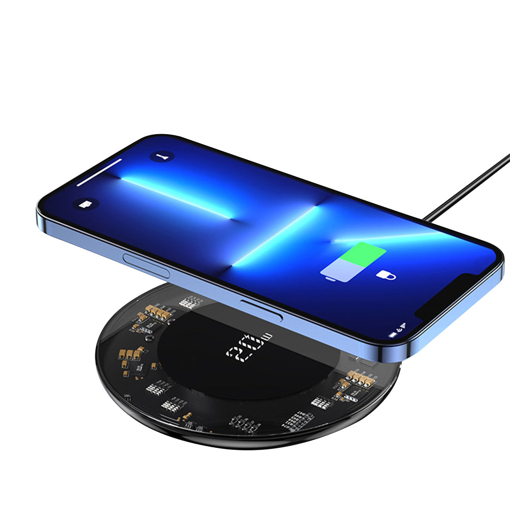 2Pcs Universal 20W Qi Wireless USB Fast Charging Pad Mobile Phone Android Apple AirPod Pro