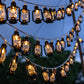 3M 20LED Battery Operated Retro Kerosene Lantern Fairy String Lights