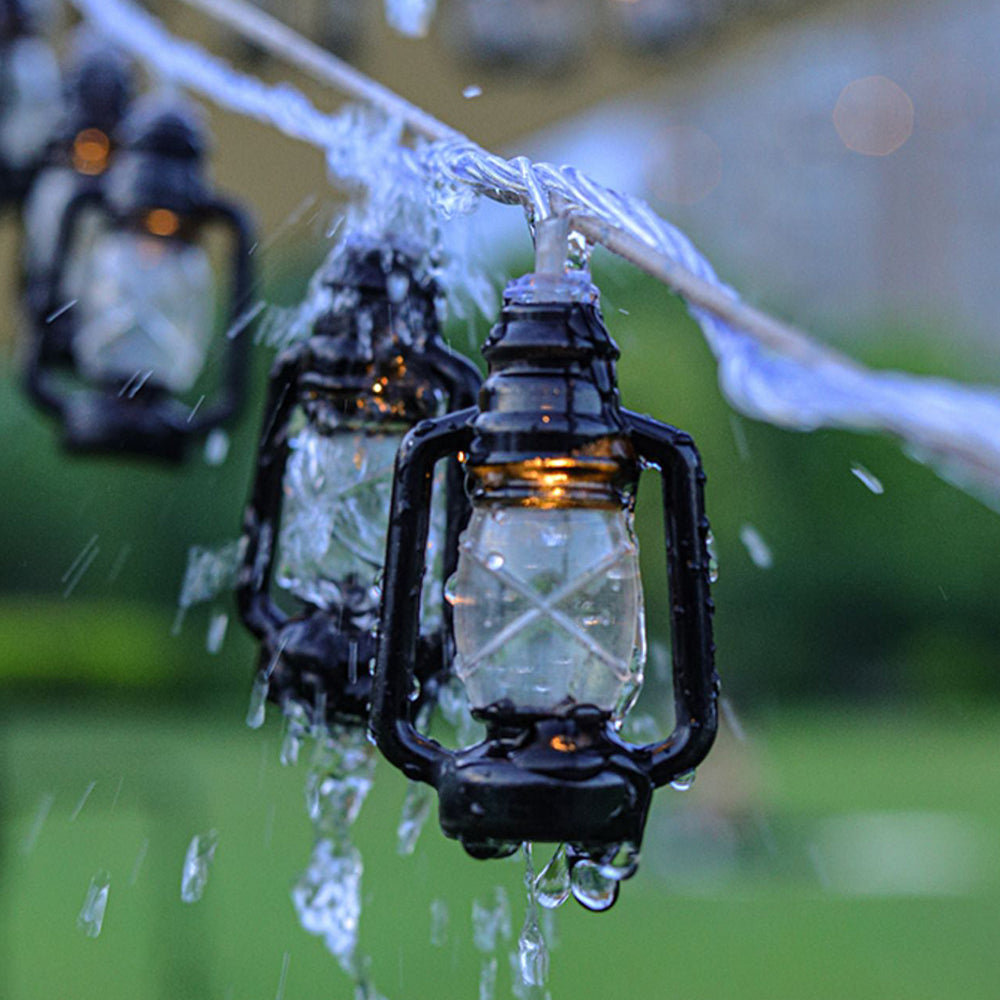 3M 20LED Battery Operated Retro Kerosene Lantern Fairy String Lights