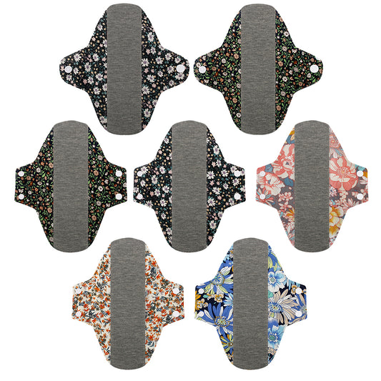 7Pcs Reusable Period Pads Graphene washable Menstrual Pad
