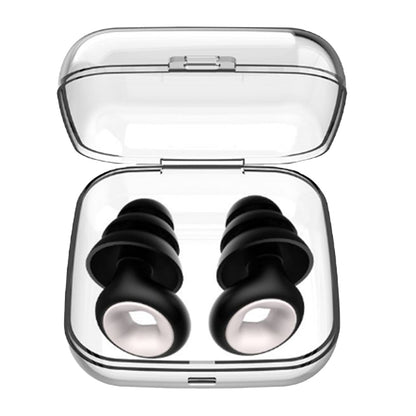 Pair of Reusable Hoop Noise Reduction Earplugs with Storage Box