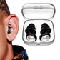 Pair of Reusable Hoop Noise Reduction Earplugs with Storage Box