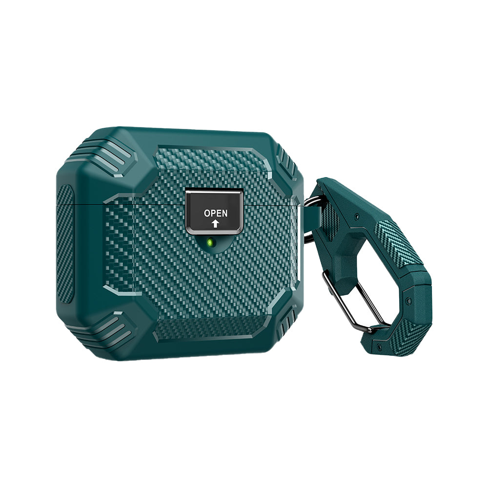 For Airpods Pro2nd Generation Switch Case Shockproof Rugged Protective Cover with Keychain