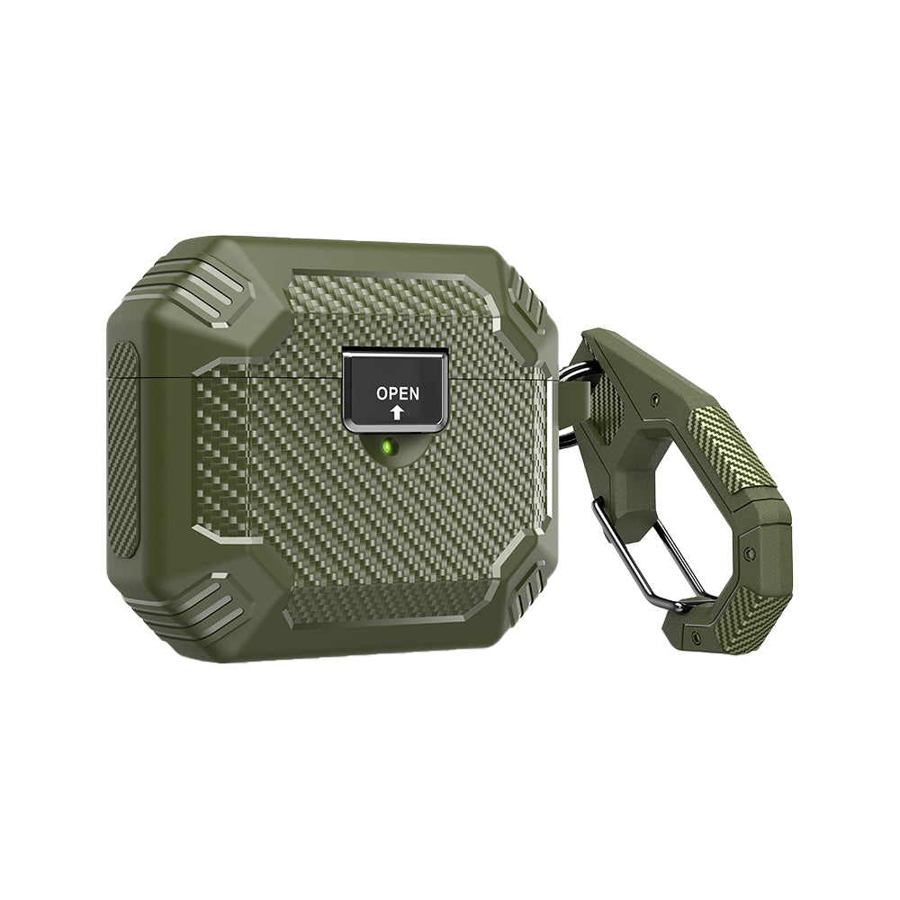 For Airpods Pro2nd Generation Switch Case Shockproof Rugged Protective Cover with Keychain