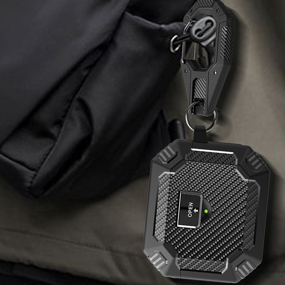 For Airpods Pro2nd Generation Switch Case Shockproof Rugged Protective Cover with Keychain