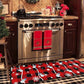 2Pcs 40X60+40X110CM Christmas Kitchen Washable Floor Mat-Snowman