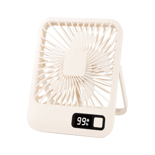 2000mAh 5 Speed USB 180 Degree Foldable Digital Display Desktop Fan