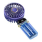 3-in-1 4000mAh 5 Speed USB Handheld Mini Folding Digital Display Fan with Lanyard and Base