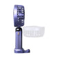 3-in-1 4000mAh 5 Speed USB Handheld Mini Folding Digital Display Fan with Lanyard and Base