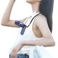 3-in-1 4000mAh 5 Speed USB Handheld Mini Folding Digital Display Fan with Lanyard and Base