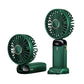 3-in-1 4000mAh 5 Speed USB Handheld Mini Folding Digital Display Fan with Lanyard and Base