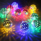 LED Moroccan Globe String Lights -Mixed Color