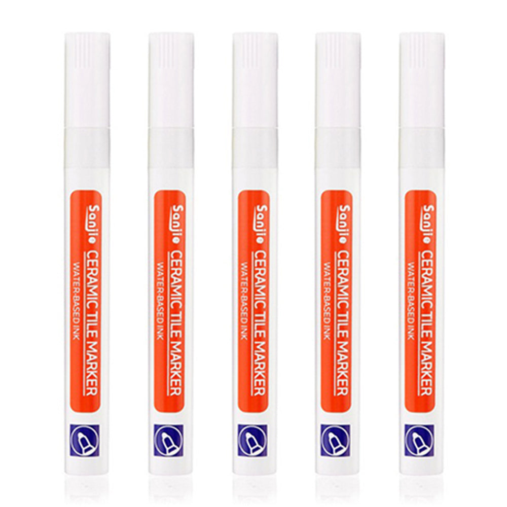 5-Pack Tile Paint Marker Home Tile Grout Pen Waterproof Kitchen Bathroom Tile Repaire
