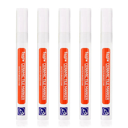 5-Pack Tile Paint Marker Home Tile Grout Pen Waterproof Kitchen Bathroom Tile Repaire