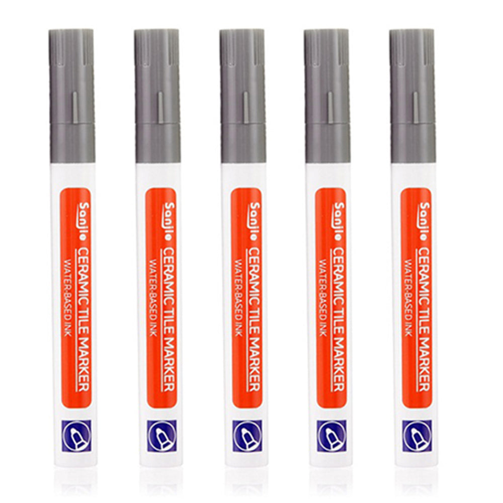 5-Pack Tile Paint Marker Home Tile Grout Pen Waterproof Kitchen Bathroom Tile Repaire