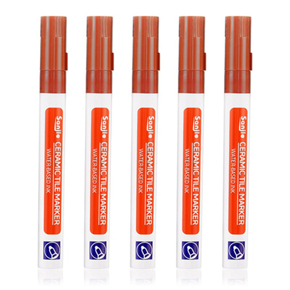 5-Pack Tile Paint Marker Home Tile Grout Pen Waterproof Kitchen Bathroom Tile Repaire