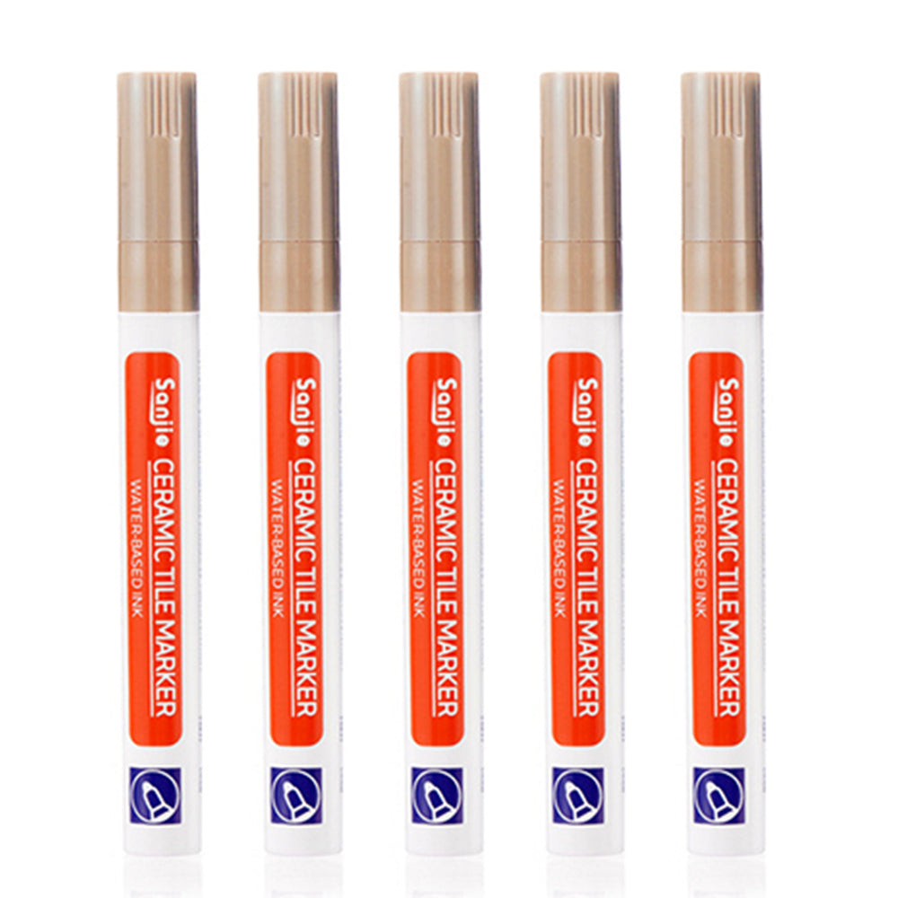 5-Pack Tile Paint Marker Home Tile Grout Pen Waterproof Kitchen Bathroom Tile Repaire