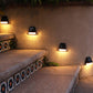 Set of 4Pcs Solar-Powered Outdoor Fence Lights