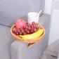 Couch Arm Tray Table Wooden Round Sofa Armrest Holder