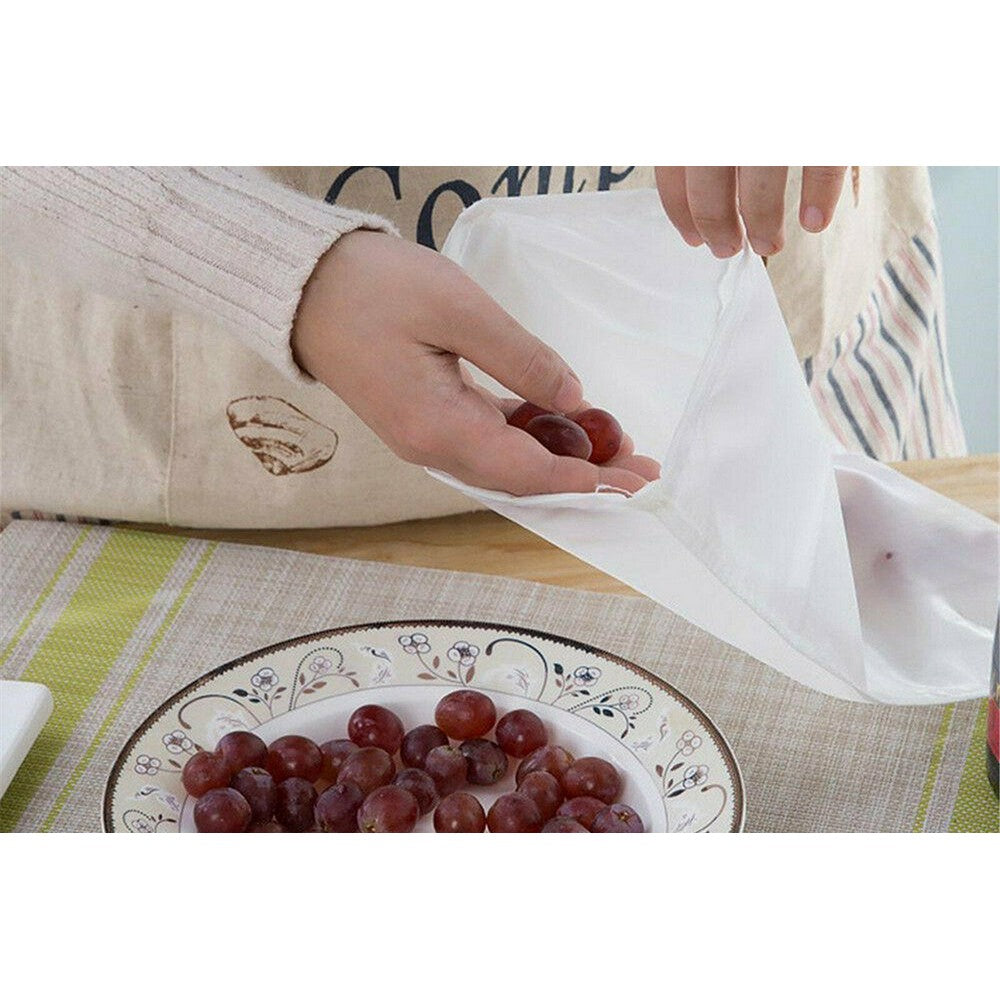 5Pcs Fine Mesh Fabric Strainer Filter Bags Nut Milk Reusable Bags Cheese Cloth Kitchen
