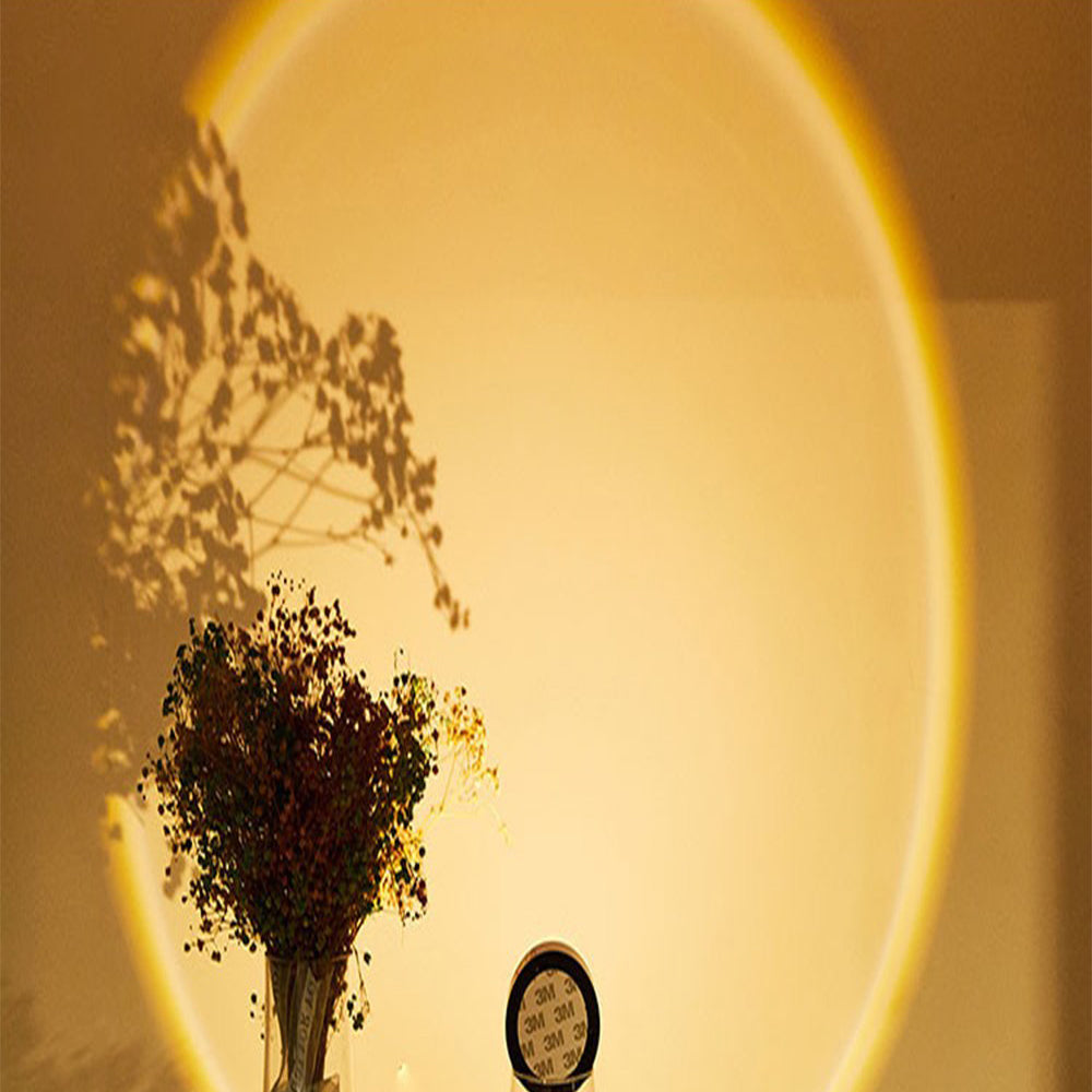 8Pcs Sunset Projection Under Cabinet Light