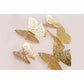 72Pcs 3D DIY Butterfly Wall Decal Stickers -Yellow