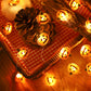 2Pcs Halloween Pumpkin String Lights