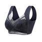 2Pcs Full Cup Lace Push-Up Seamless Bra
