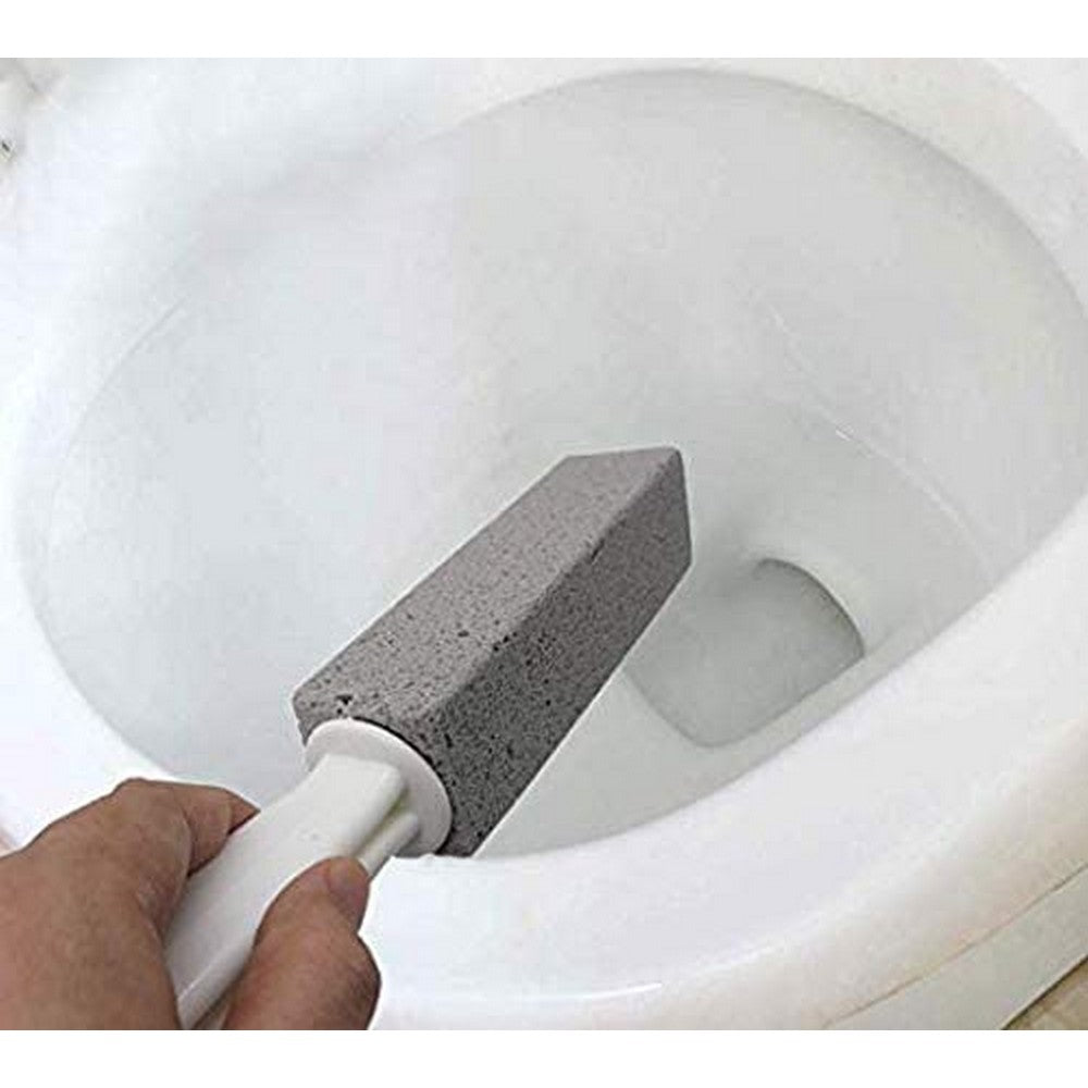 2Pcs Pumice Stone Toilet Bowl Cleaner Toilet Pumice Stone Brush with Handle